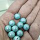 NEW Swarovski  5818 10мм (полупросверленый) Iridescent Light Turquoise. Кристаллы. Real Dream /    Реальная Мечта. Интернет-магазин Ярмарка Мастеров.  Фото №2