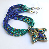 Lapis lazuli necklace INDIGO