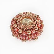 Украшения handmade. Livemaster - original item Marquis Pin Brooch with Swarovski crystals. Handmade.
