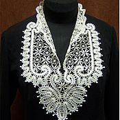 Материалы для творчества handmade. Livemaster - original item Lace shirt front for clothing. Handmade.