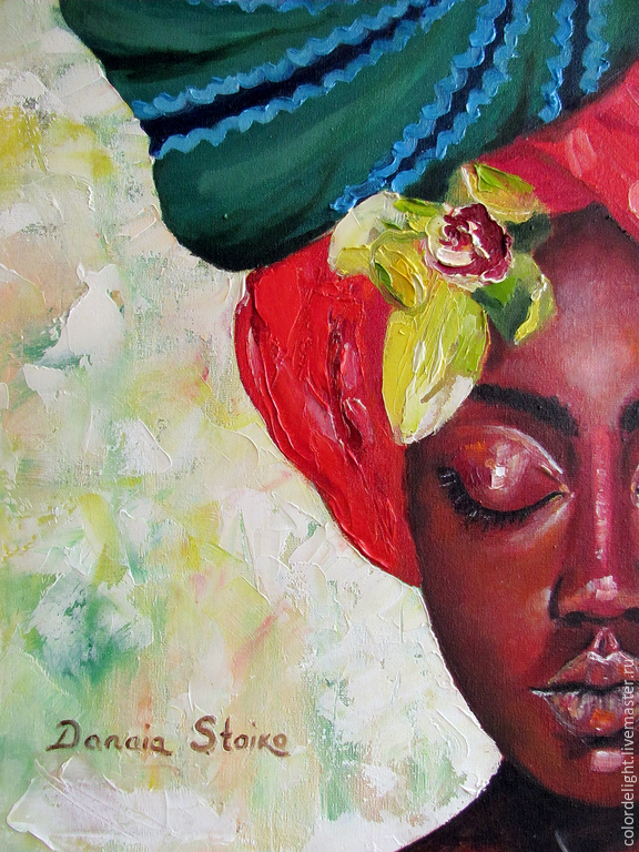 Картина негритянка. Африканка картина. Картина африканка в тюрбане. Африканка гуашью. Африканские мотивы в живописи.