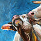 Cows, painting with cows, painting in the living room. Pictures. myfoxyart (MyFoxyArt). My Livemaster. Фото №4