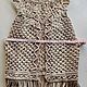 Жилет макраме XS. Жилеты. Macrame_atmosphere. Ярмарка Мастеров.  Фото №6
