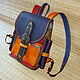 Leather backpack ' BRIGHTER THAN BRIGHT '. Backpacks. NETABUKVA. Online shopping on My Livemaster.  Фото №2