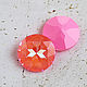 Rhinestone 27mm Bezel Pink Peach Premium Rimless. Rhinestones. agraf. My Livemaster. Фото №4