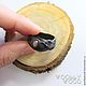 Ring from ebony wood with agate. Rings. Woollywood_woodcarving. My Livemaster. Фото №4