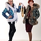 Куртка Морозко 2 из павловопосадского платка. Куртки. AFashion. Ярмарка Мастеров.  Фото №5