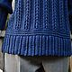 Knitted pullover ' Blue'. Pullover handmade. Pullover Sweaters. DominikaSamara. My Livemaster. Фото №4