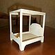 furniture for dolls 1:12. A four-poster bed, Doll furniture, Belgorod,  Фото №1