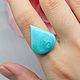 8.67 Ct, Бирюза Натуральная 100% кабошон Кингман Аризона США. Кабошоны. Дмитрий Данилов КАБОШОНЫ  Freakenfru. Ярмарка Мастеров.  Фото №4