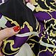 Заказать  Платок шелковый Цветы. Радченко Екатерина. Ярмарка Мастеров. . Ткани Фото №3