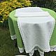 Order 100% linen track 'Milk with lace' in stock. Linen fantasy. Livemaster. . Tablecloths Фото №3