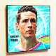 Painting Poster of Fernando Torres in the style of Pop Art, Pictures, Moscow,  Фото №1