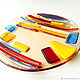 A plate of glass of the avant-garde. Fusing, Plates, Moscow,  Фото №1