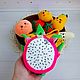Order Set of knitted fruits (10 pcs.). KnitOK. Livemaster. . Play sets Фото №3