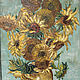 Картина цветов маслом "Подсолнухи Ван Гога"2, Картины, Москва,  Фото №1