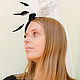 Коктейльная шляпка. Шляпы. EDIS | дизайнерские шляпы Наталии Эдис. Интернет-магазин Ярмарка Мастеров.  Фото №2