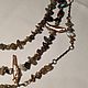 Beads labradorite and pearls Biwa. Necklace. HandMade from Olga. Online shopping on My Livemaster.  Фото №2
