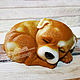'Sleeping puppy' soap dog handmade gift for children. Soap. Edenicsoap - soap candles sachets. My Livemaster. Фото №6