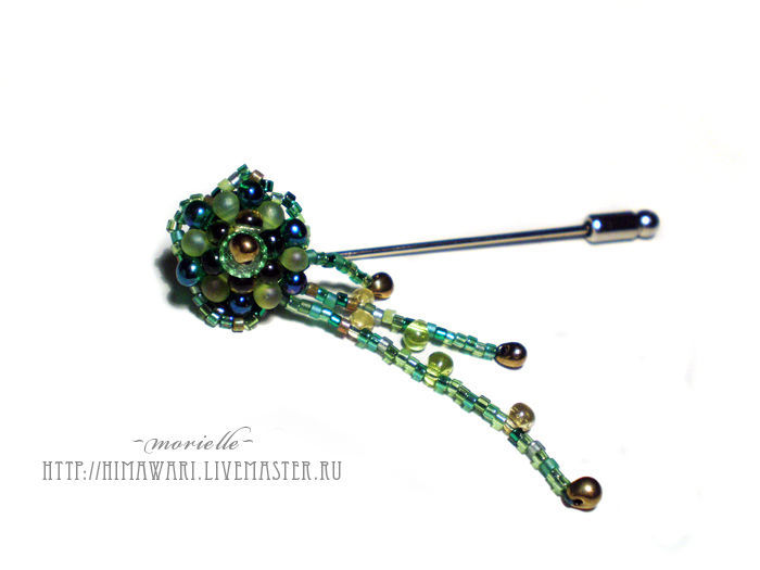 green brooch, Brooches, Moscow,  Фото №1