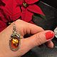 warm sun pendant, amber, 925 silver, holland, Vintage pendants, Arnhem,  Фото №1