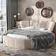 Круглая кровать двуспальная (для взрослых). Кровати. FUTON. Интернет-магазин Ярмарка Мастеров.  Фото №2