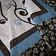 Заказать Повтор комплекта "Мечты об Эдеме 2" Бирюза и шоколад. DaNika - magic quilting & felting. Ярмарка Мастеров. . Пледы Фото №3