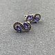 Серьги с танзанитами 4,5 ct, Серьги классические, Уфа,  Фото №1