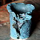 Керамическая ваза Каменный цветок. Вазы. Мария (gfox). Ярмарка Мастеров.  Фото №4