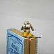 Заказать Зайчик валяная закладка для книг. DonidiNadya (DDN). Ярмарка Мастеров. . Войлочная игрушка Фото №3