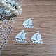 !Cutting scrapbooking embossed - BOAT from holiday), Scrapbooking cuttings, Mytishchi,  Фото №1