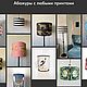 Заказать Абажур бархатный с бахромой (оранжевый/зеленый). ABA design studio / Студия дизайнерских абажуров. Ярмарка Мастеров. . Абажуры и плафоны Фото №3
