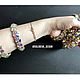Elastic bracelet with rhinestones Shine. Suits. Olga Golubeva design (GO-style). My Livemaster. Фото №5