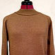 Brown Merino Raglan sleeve sweater, Sweaters, Verhnedneprovsky,  Фото №1