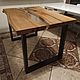 Table river from the slab of oak to buy. Tables. stolizmassiwa. Online shopping on My Livemaster.  Фото №2