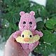 Плюшевый бегемот вязаная игрушка. Амигуруми куклы и игрушки. Little knit toys (littleknittoys). Ярмарка Мастеров.  Фото №4