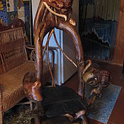 Для дома и интерьера handmade. Livemaster - original item Chair - Throne Capercaillie.. Handmade.