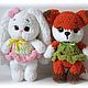  Лисичка и Зайчик, Мягкие игрушки, Большие Уки,  Фото №1