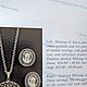 Винтаж: Whiting Davis. Винтажные камеи, брошь и клипсы. Комплекты украшений винтажные. Филигрань, винтажные украшения (filigreevintage). Ярмарка Мастеров.  Фото №6