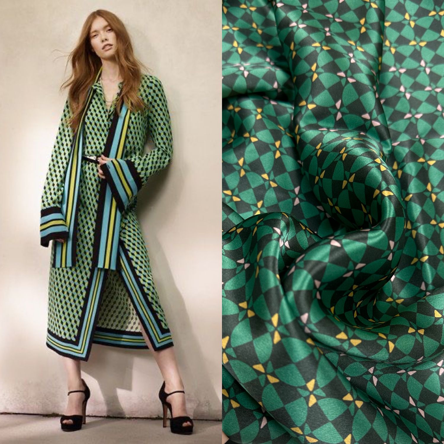 Шелковый атлас Prada купить в интернет-магазине Ярмарка Мастеров по ...