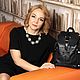 Order Small women's leather backpack black Vitaly Mod. R13m-711. Natalia Kalinovskaya. Livemaster. . Backpacks Фото №3