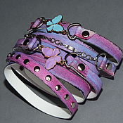 Украшения handmade. Livemaster - original item Tenderness Bracelet - Purple, Lavender, Purple, Purple. Handmade.