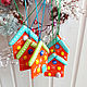 Christmas Tree toys: fabulous glass houses. Christmas decorations. MyFusedGlass. Online shopping on My Livemaster.  Фото №2