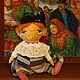 Скоморох Степан — игрушка ручной работы. Игрушки. Игрушки с Именем. Интернет-магазин Ярмарка Мастеров.  Фото №2