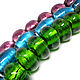 3 tipos de 3 colores grandes cuentas de vidrio lampwork. Beads1. Svetlana Waska Decoupage Decor. Интернет-магазин Ярмарка Мастеров.  Фото №2