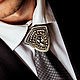 Men's brooch Defender. Brooch for men. Embroidered brooch, Rosary bracelet, Armavir,  Фото №1
