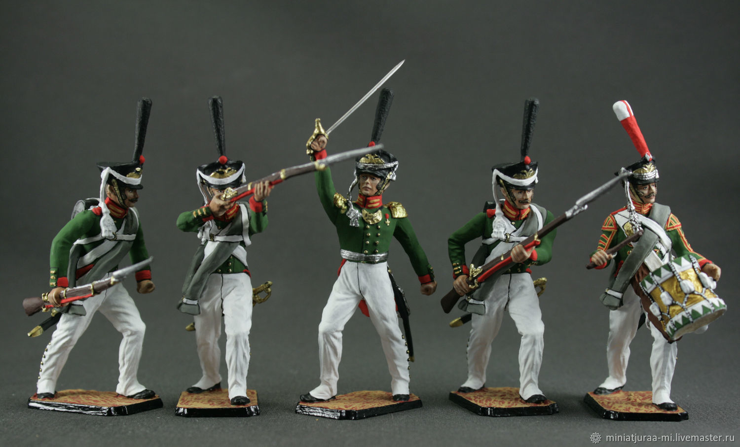 Drummer of the Preobrazhensky Rgt 1712 Russia 54-60 mm * Details about   Tin Soldiers 