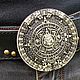 Belt buckle 'Mayan calendar'. Straps. Garuda. My Livemaster. Фото №4