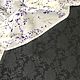 Ткань жаккард черный с крупными цветами 3268. Ткани. Ткани Италии (ликвидация магазина). Ярмарка Мастеров.  Фото №4