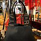 Заказать Винтаж: Сумка с логотипом FENDI из черного нейлона. Сделано в Италии. Chic bags. Ярмарка Мастеров. . Сумки винтажные Фото №3